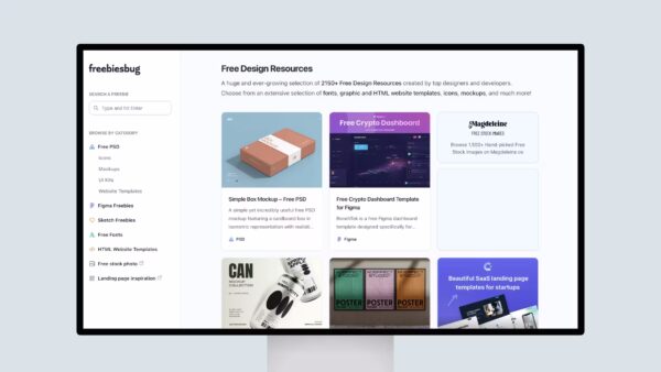 Freebiesbug – The Best Free Resources for Designers and Developers