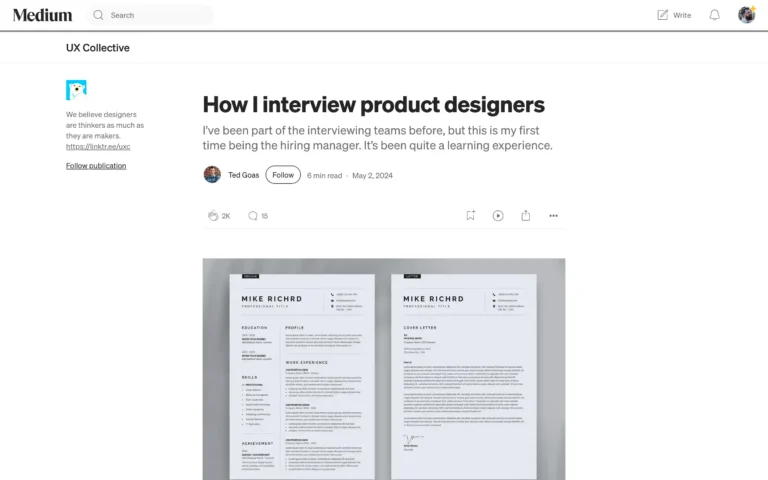 How I interview product designers