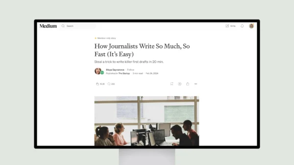 How Journalists Write So Much, So Fast (It’s Easy)