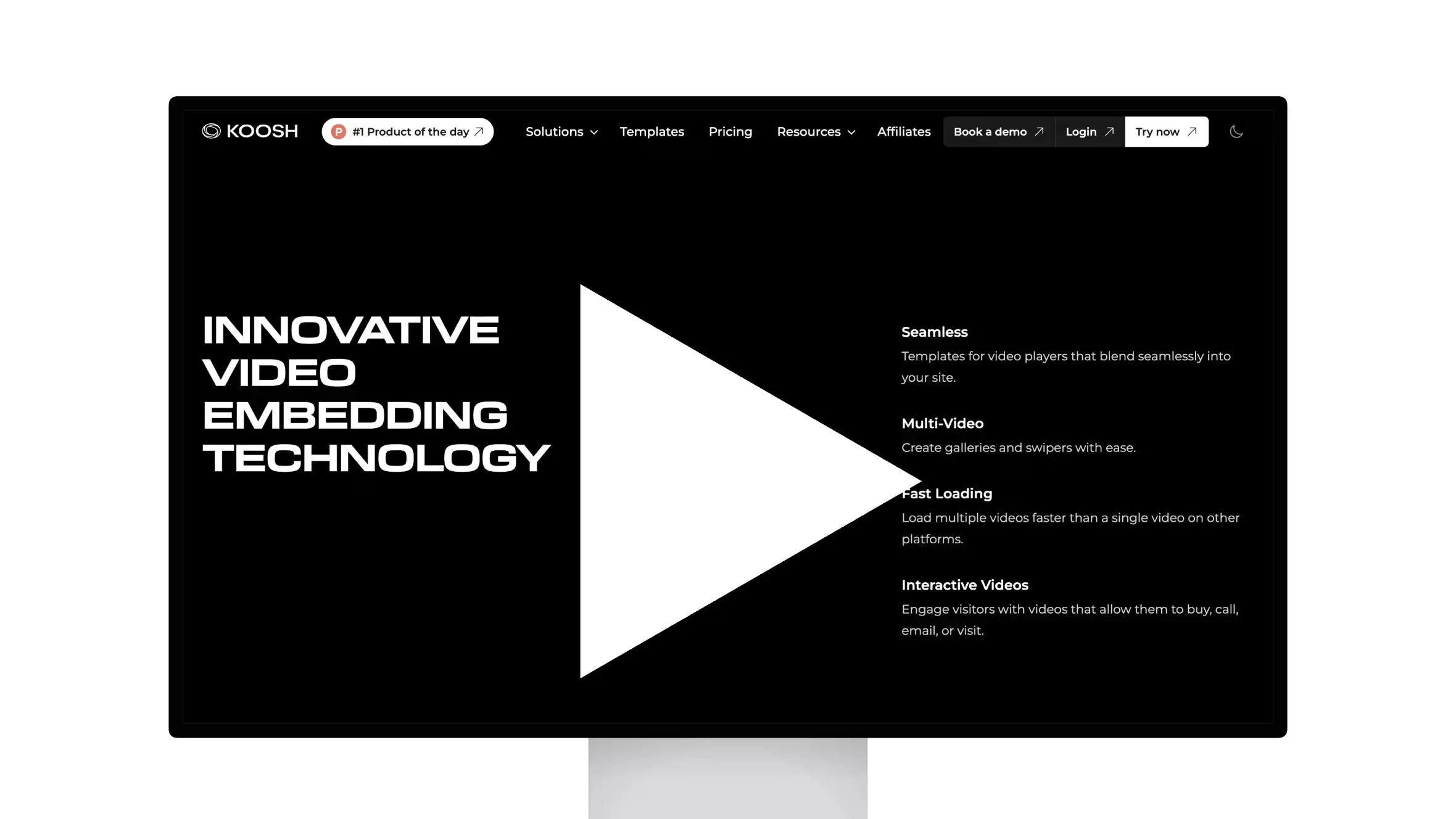 Koosh – Innivative Video Embedding Technology