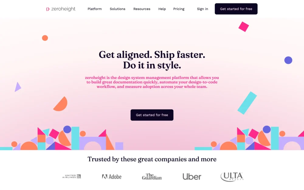 Zeroheight – The end-to-end design system management platform