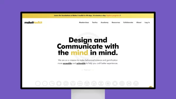 Make it Toolkit – Behavioral design made simpler