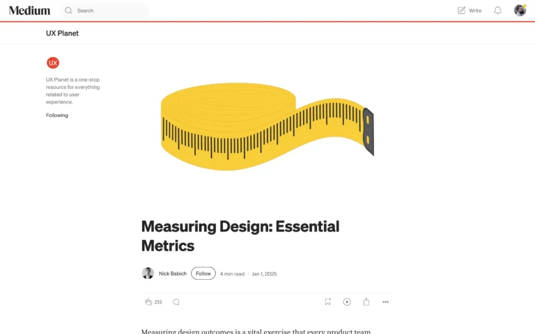 Measuring Design: Essential Metrics
