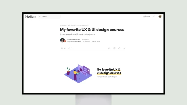 My favorite UX & UI design courses