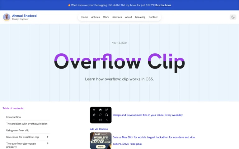 Overflow Clip – Learn how overflow: clip works in CSS