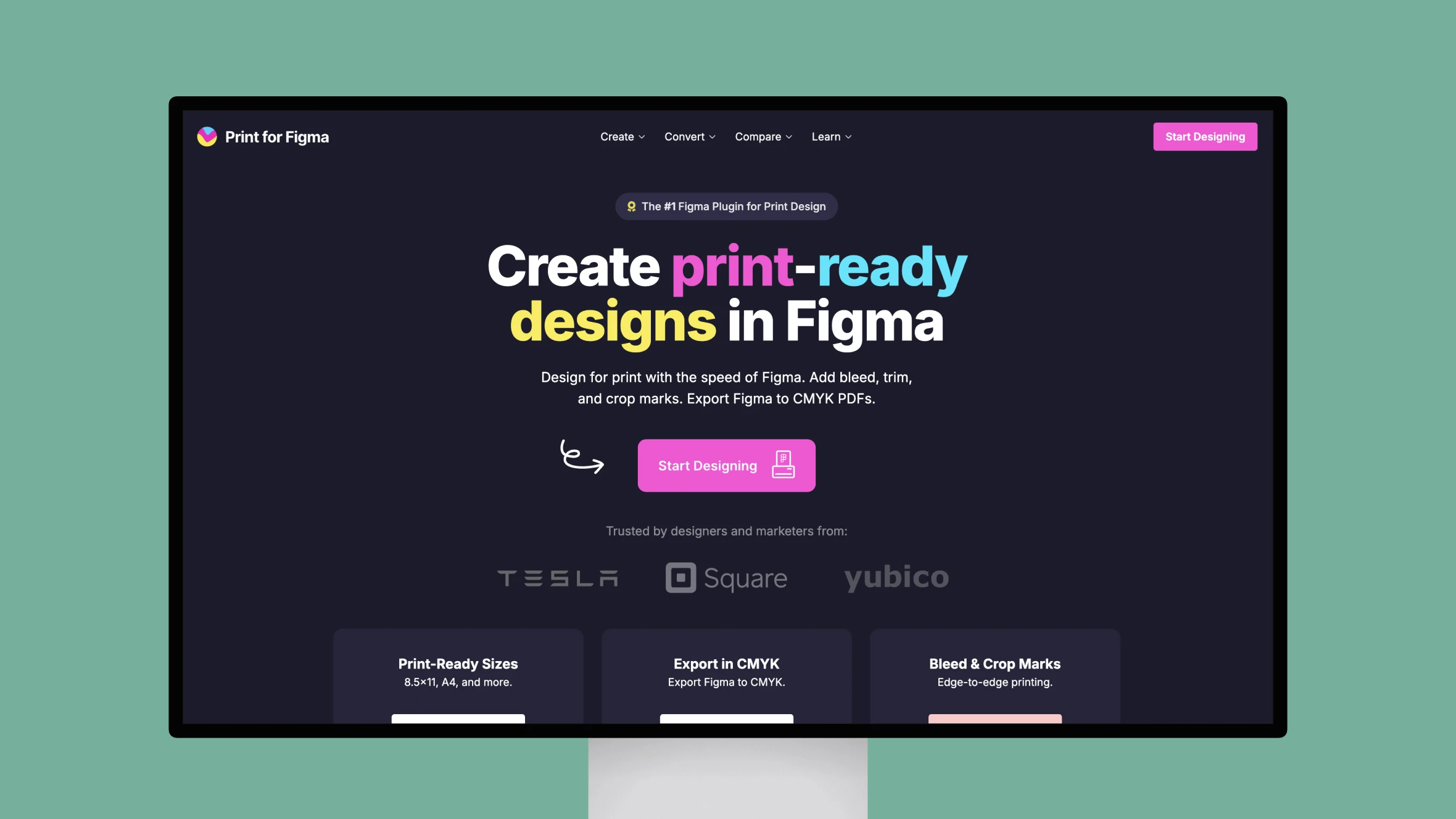 Figma plugin website for creating print-ready designs