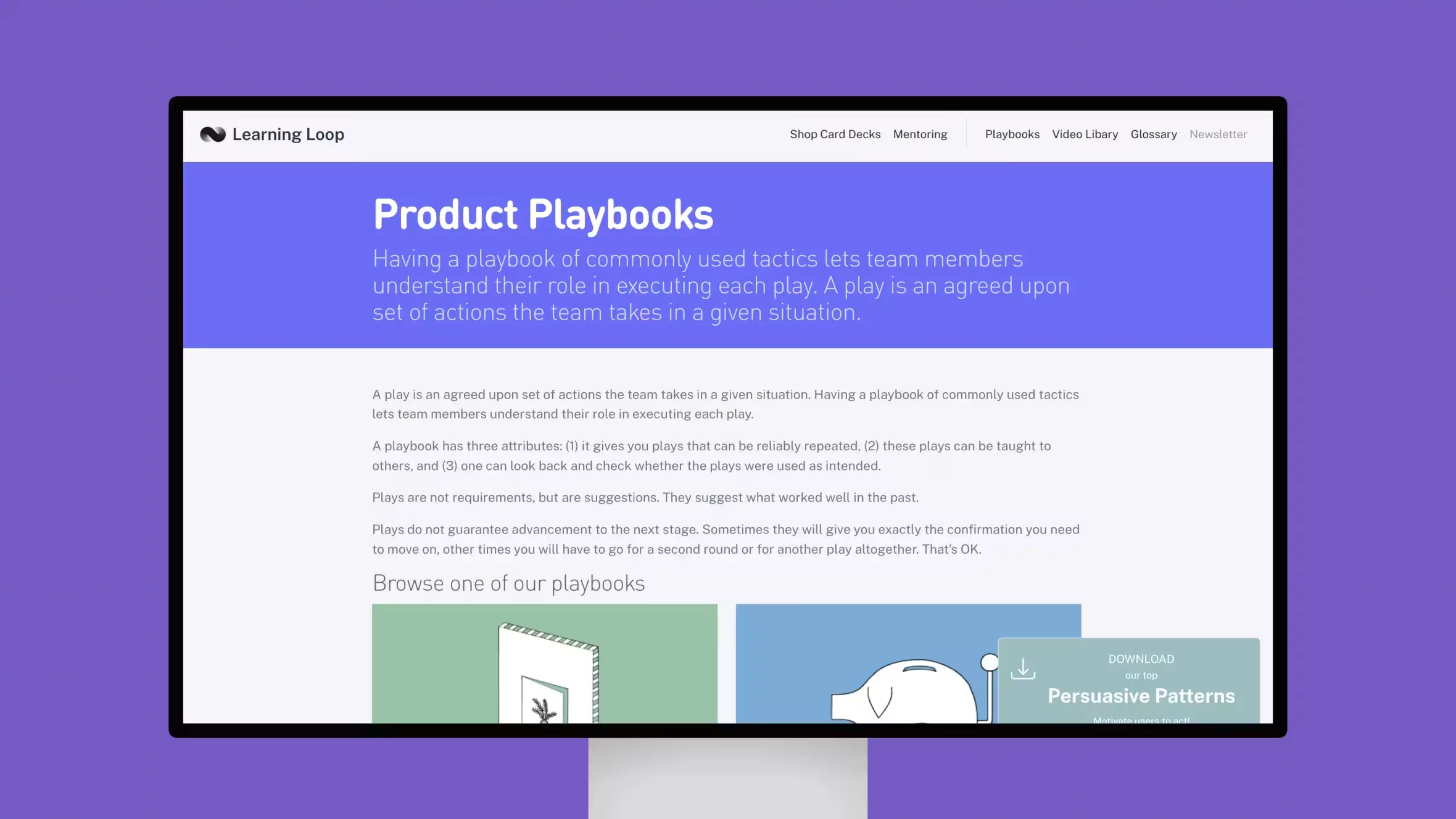 Product Playbooks