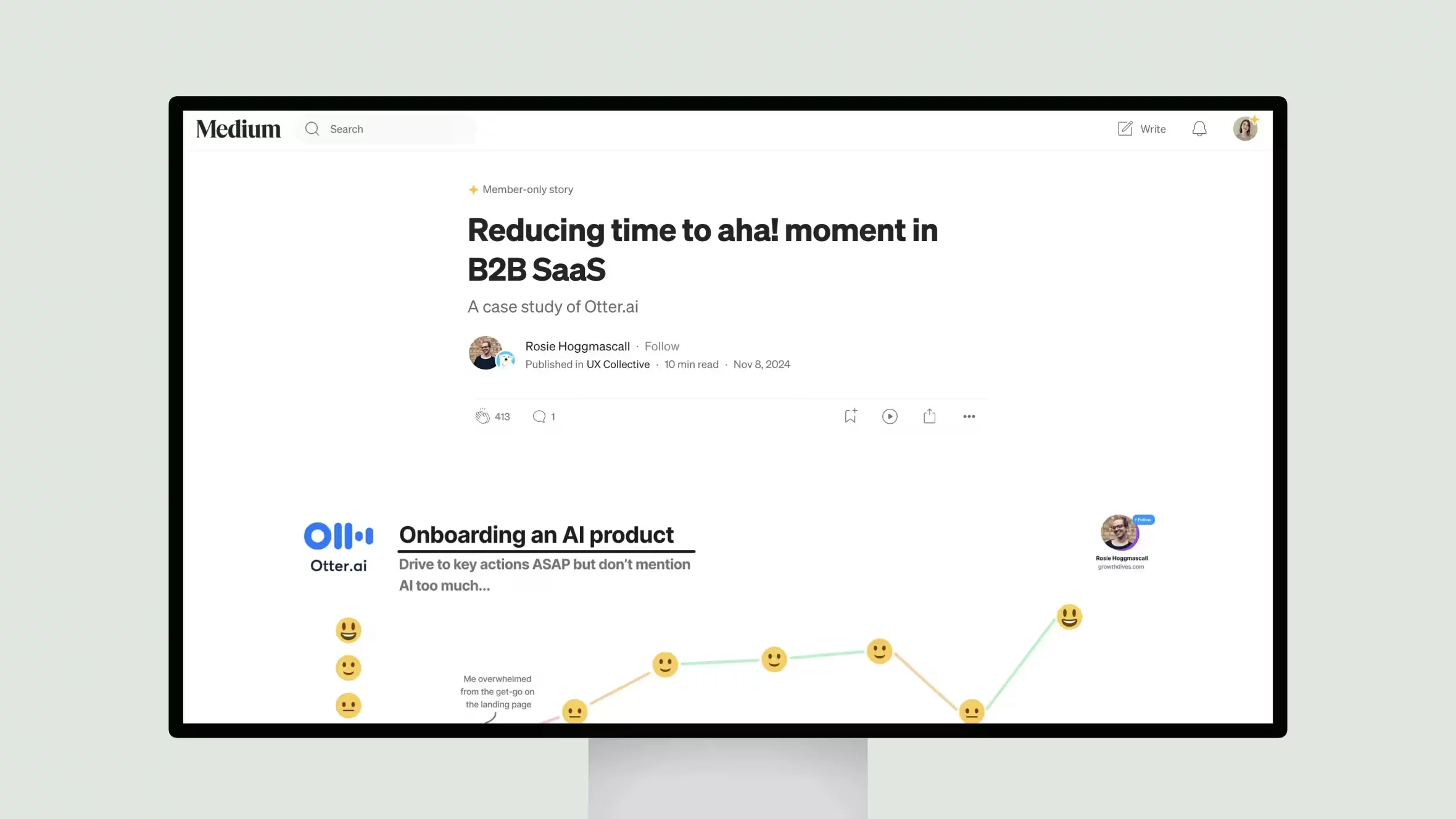 Reducing time to aha! moment in B2B SaaS