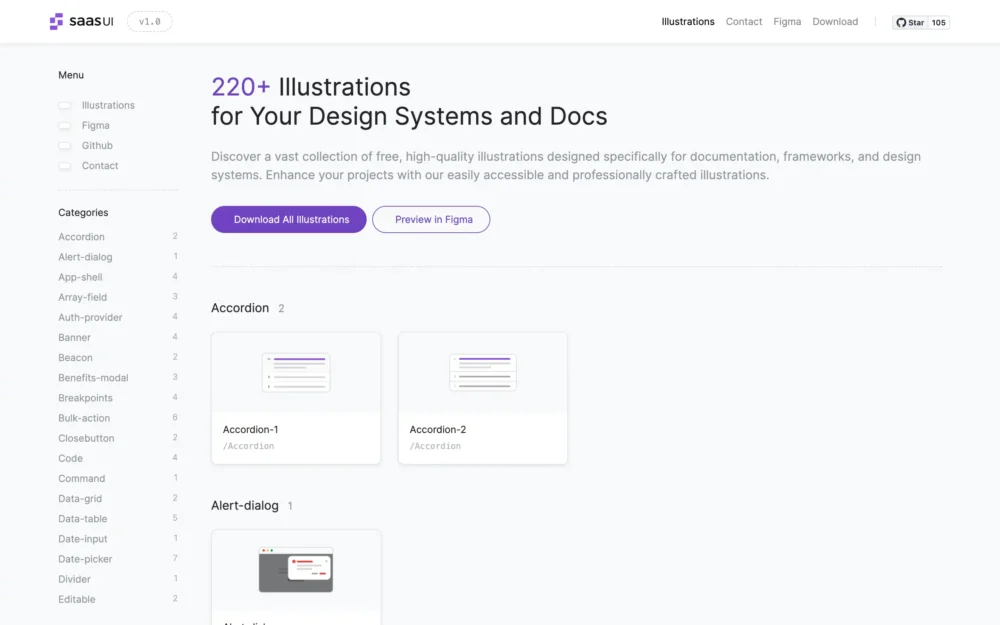 SaaS UI – Free Illustrations for your Docs or Design System