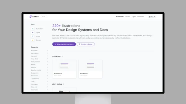 SaaS UI – Free Illustrations for your Docs or Design System