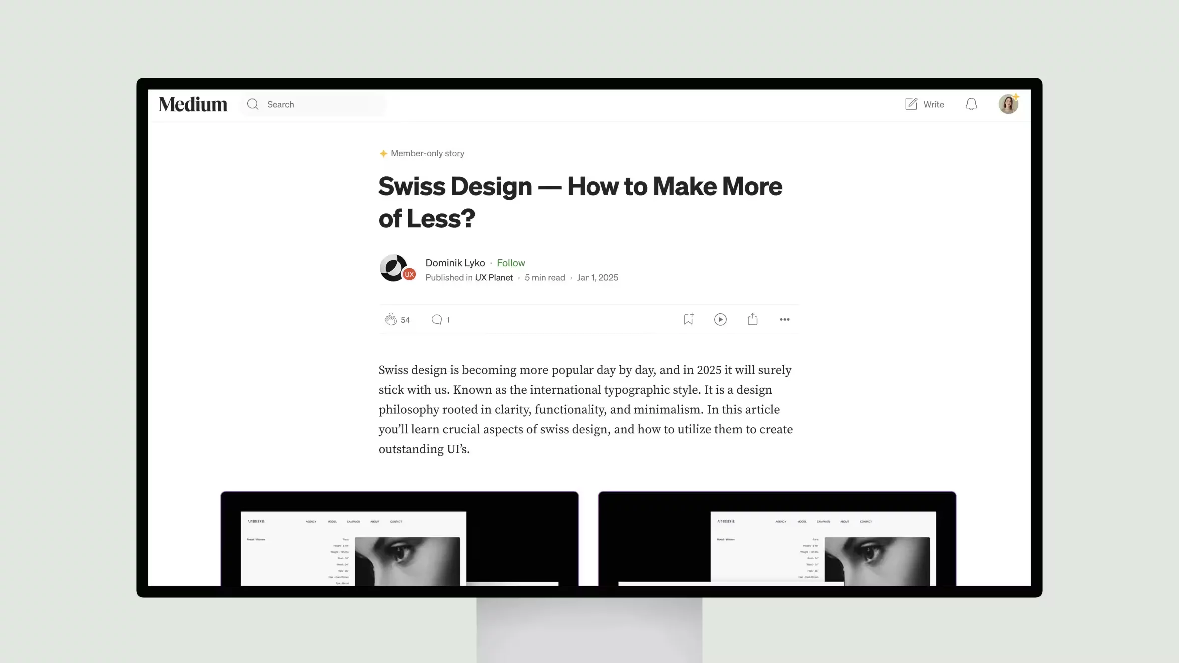 Swiss Design — How to Make More of Less?