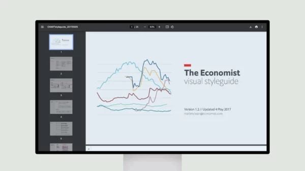 The Economist visual style guide