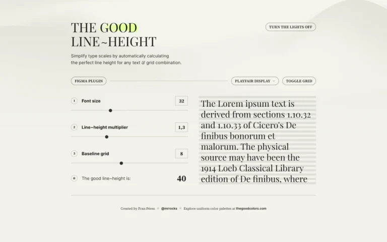 The Good Line-Height
