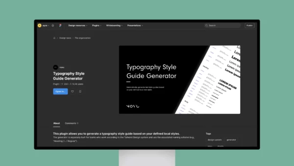 Typography Style Guide Generator