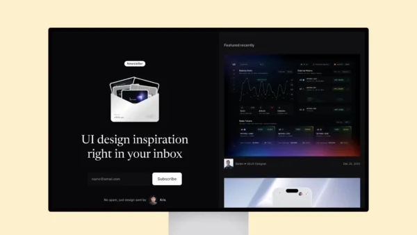 UIBits – High Quality UI Design Inspiration Library