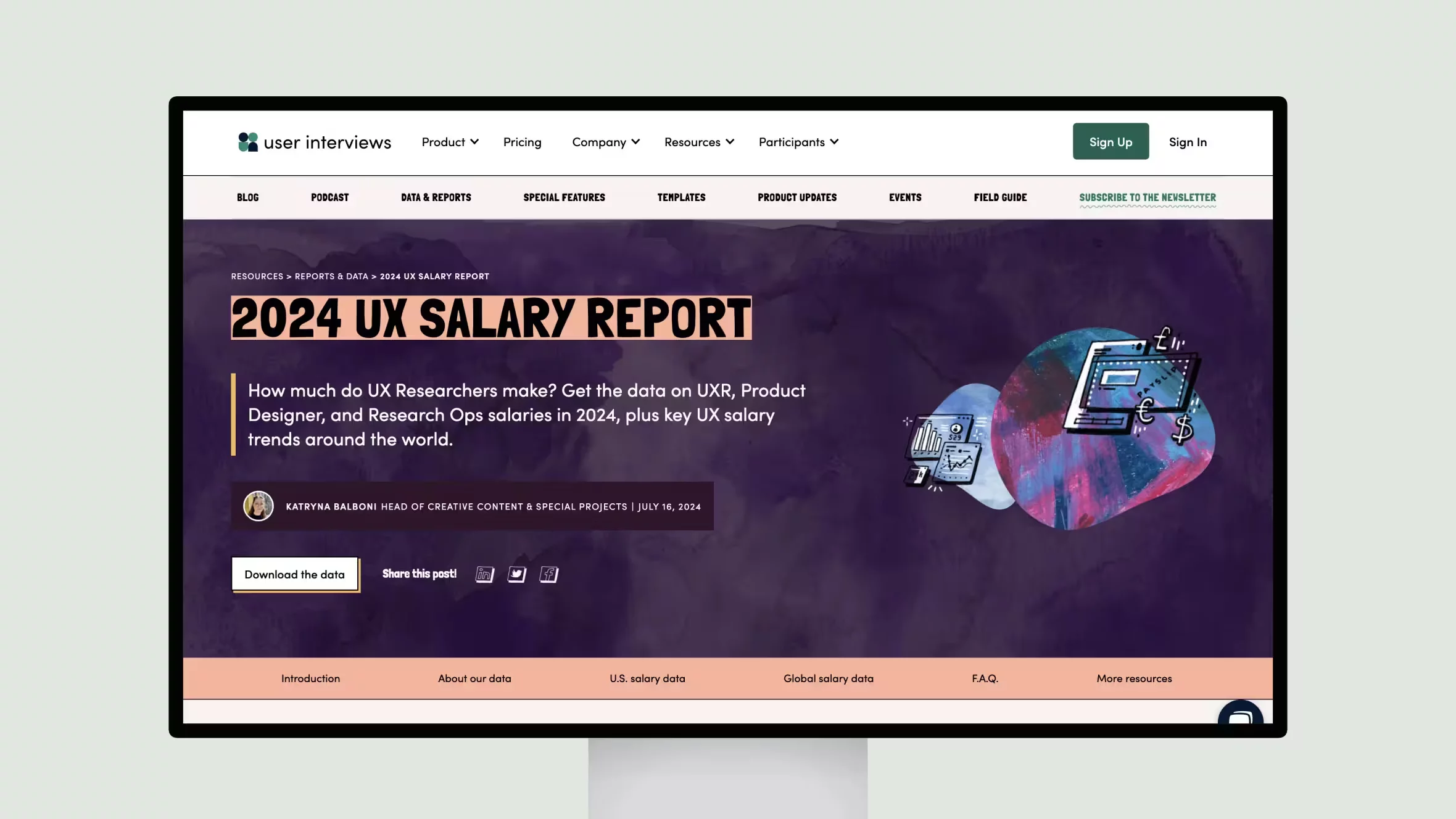 UX Researcher Salary Report 2024