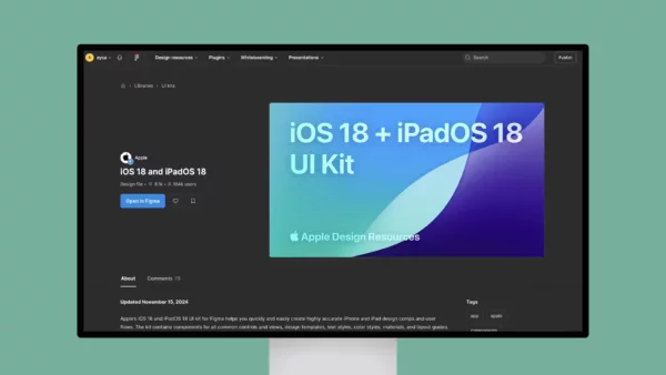 iOS 18 and iPadOS 18 UI Kit