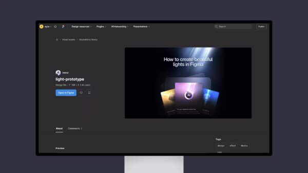 light-prototype – Create beautiful lights in Figma