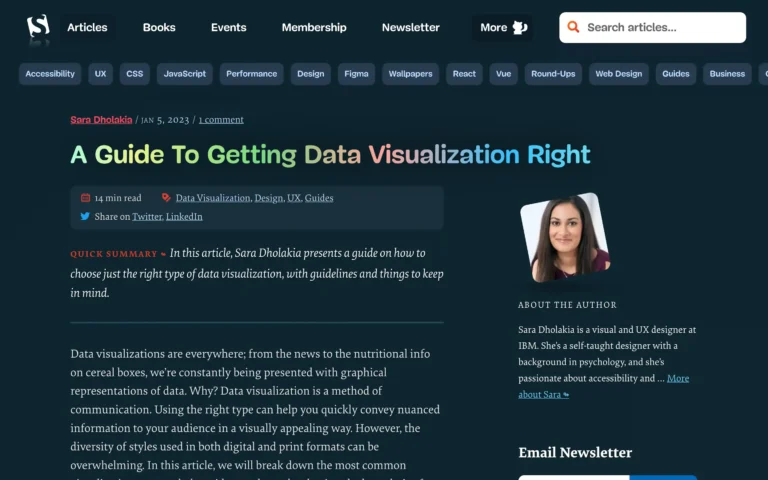 A Guide To Getting Data Visualization Right
