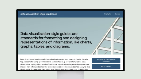 Data Visualization Style Guidelines