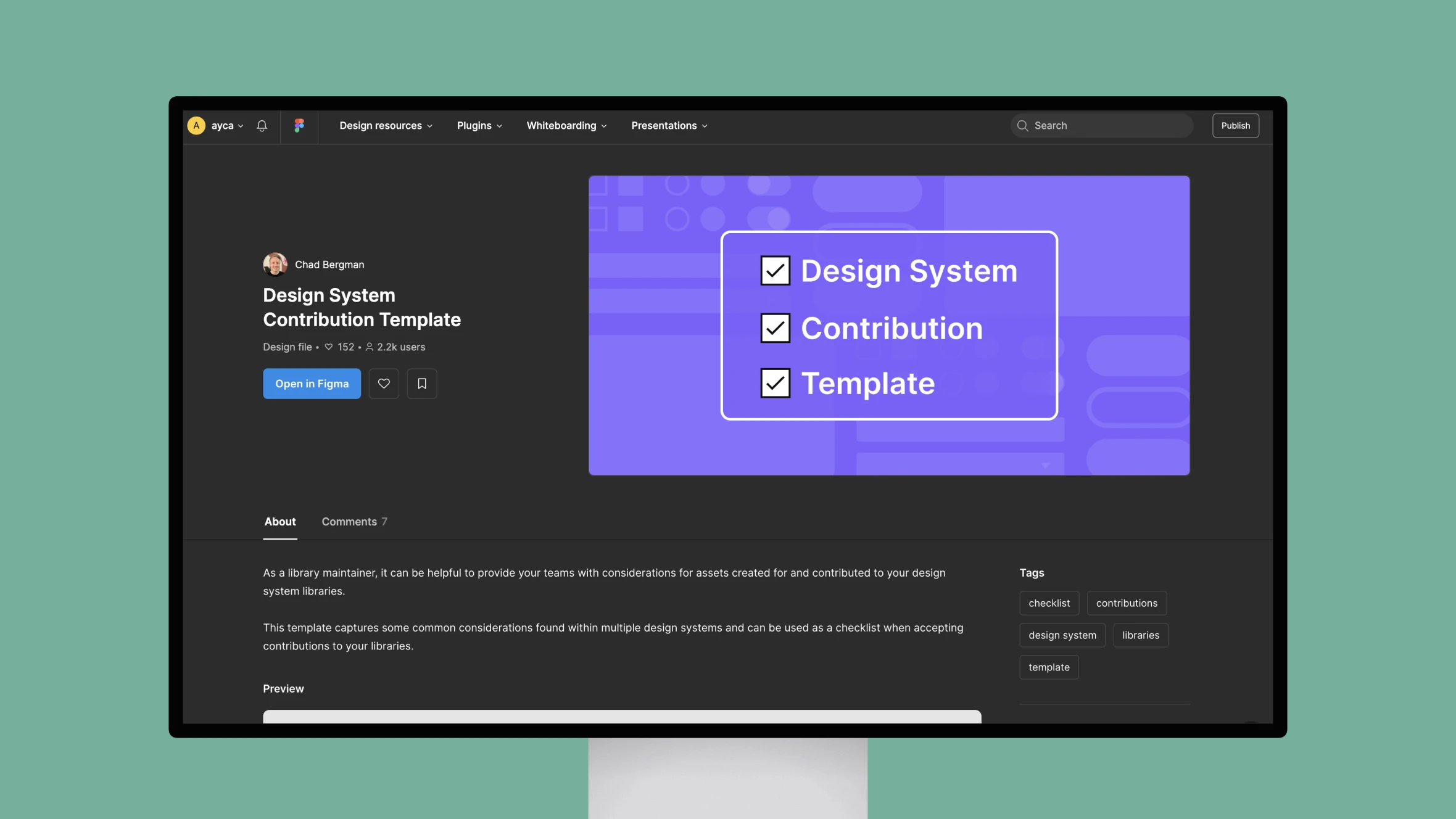 Design System Contribution Template