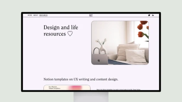 Free Notion templates for UX Writers and Content Designers