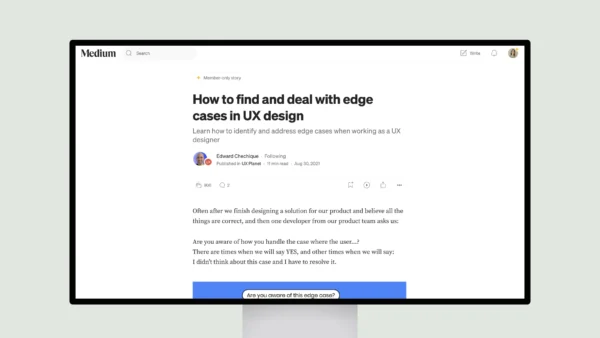 How to find and deal with edge cases in UX design