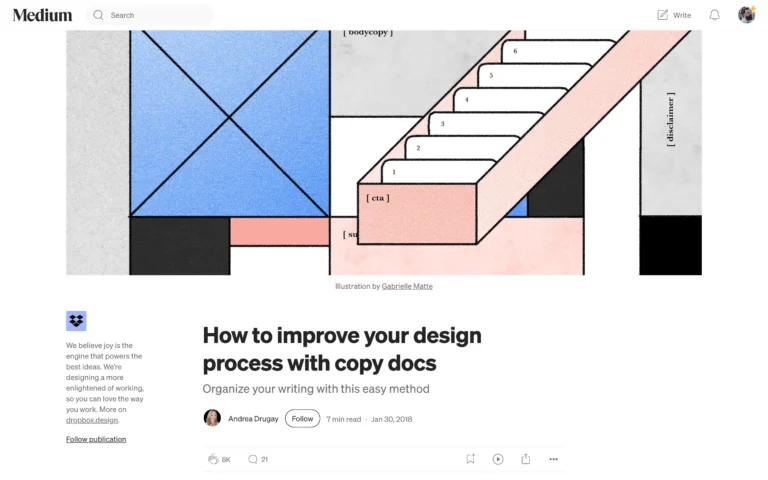 How to improve your design process with copy docs