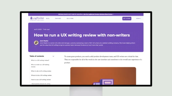 How to run a UX writing review with non-writers