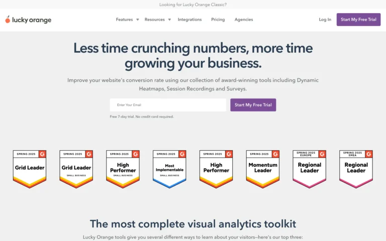 Lucky Orange – Heatmaps, Recordings, Surveys Conversion Funnel Too