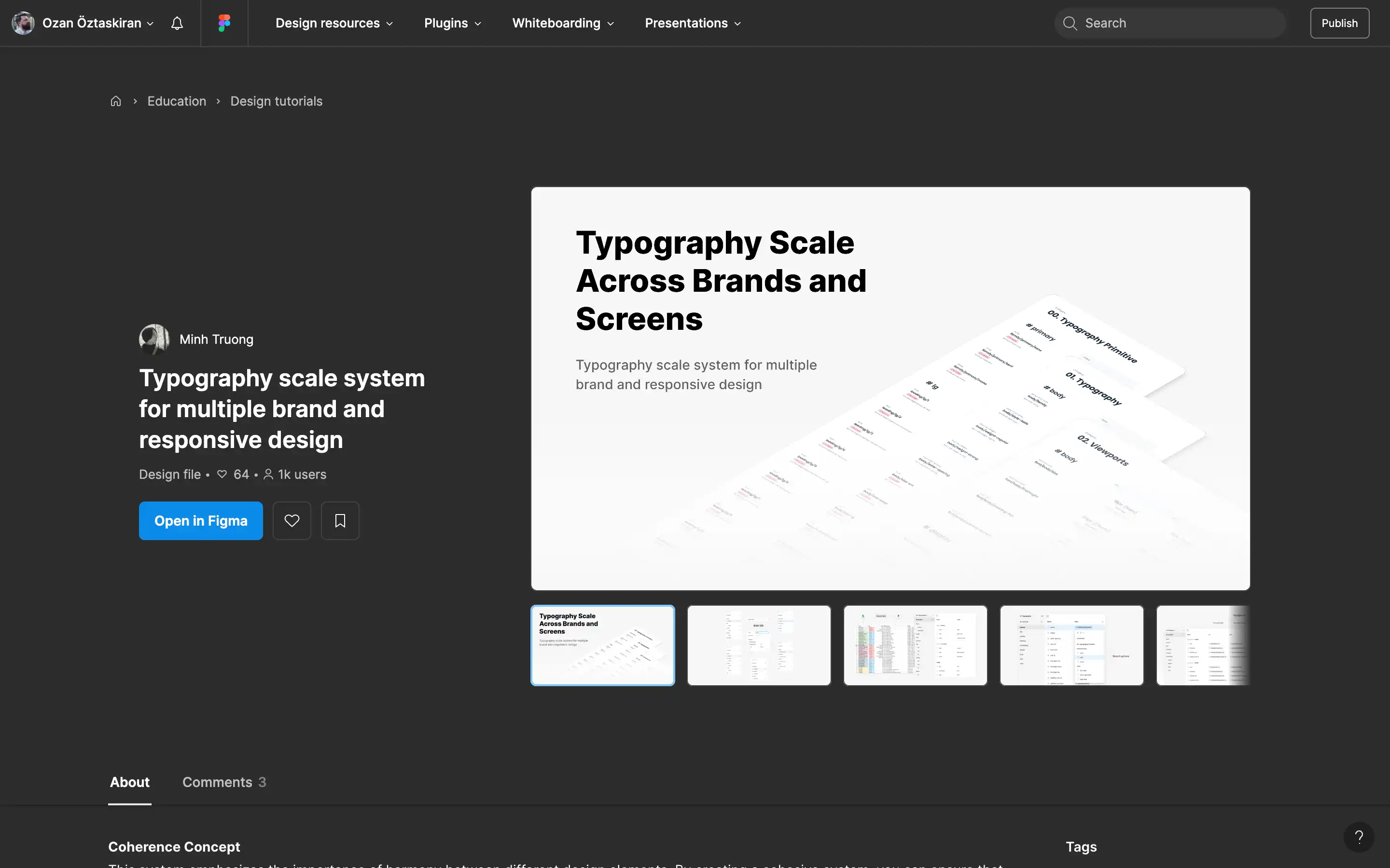 Typography scale system for responsive design tutorial.