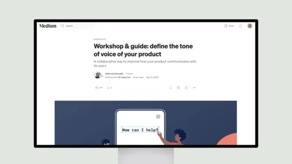 Workshop & guide: define the tone of voice of your product