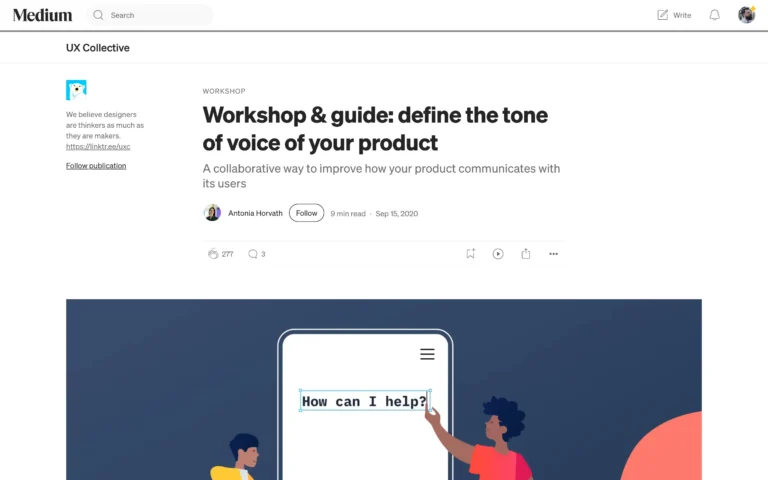 Workshop & guide: define the tone of voice of your product