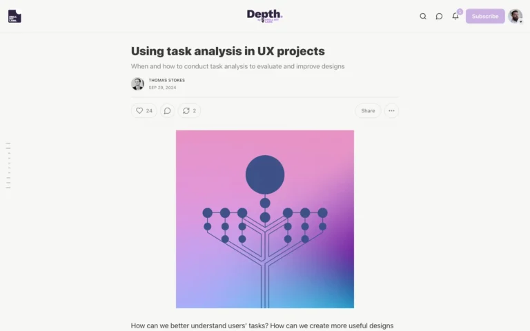 Using task analysis in UX projects