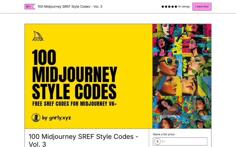 100 Midjourney SREF Style Codes – Vol. 3