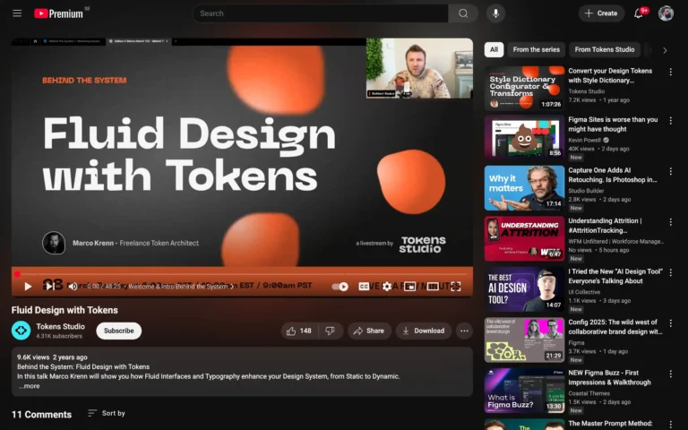 Fluid Design with Tokens