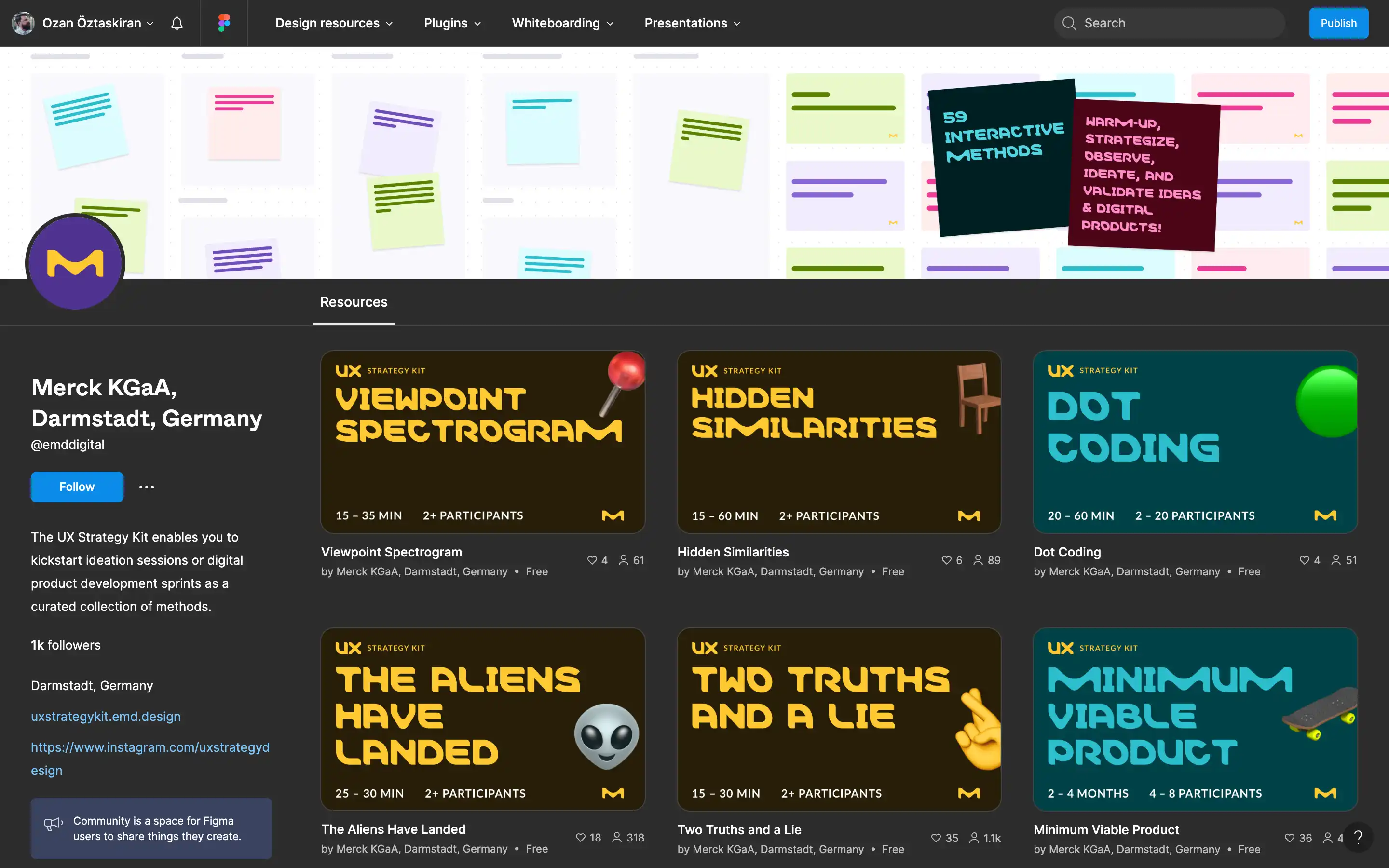 UX strategy kits and resources by Merck KGaA.