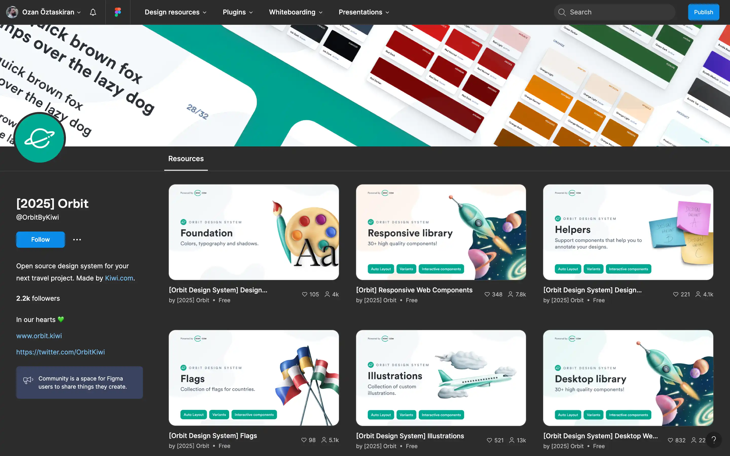 Orbit design system resources for Figma users