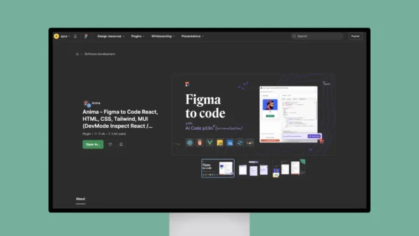 Anima – Figma to Code React, HTML, CSS, Tailwind, MUI