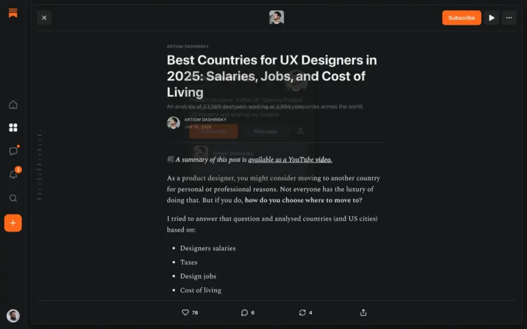 Best Countries for UX Designers in 2025: Salaries, Jobs, and Cost of Living