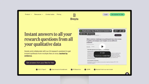 Breyta – Instant answers to all your research questions from all your qualitative data