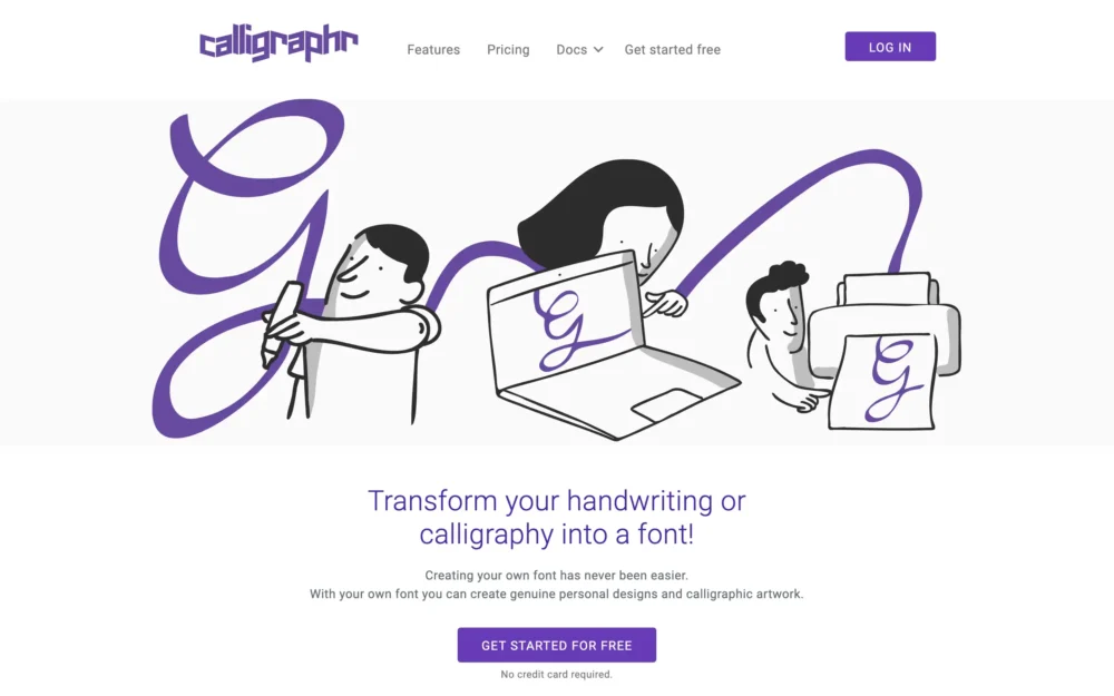 Calligraphr – Draw your own fonts