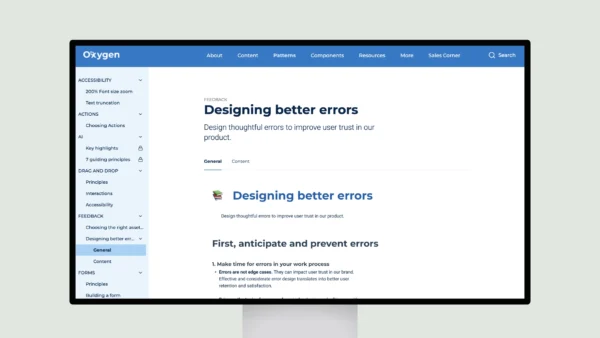 Doctolib Design System – Designing better errors