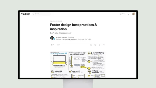 Footer design best practices & inspiration