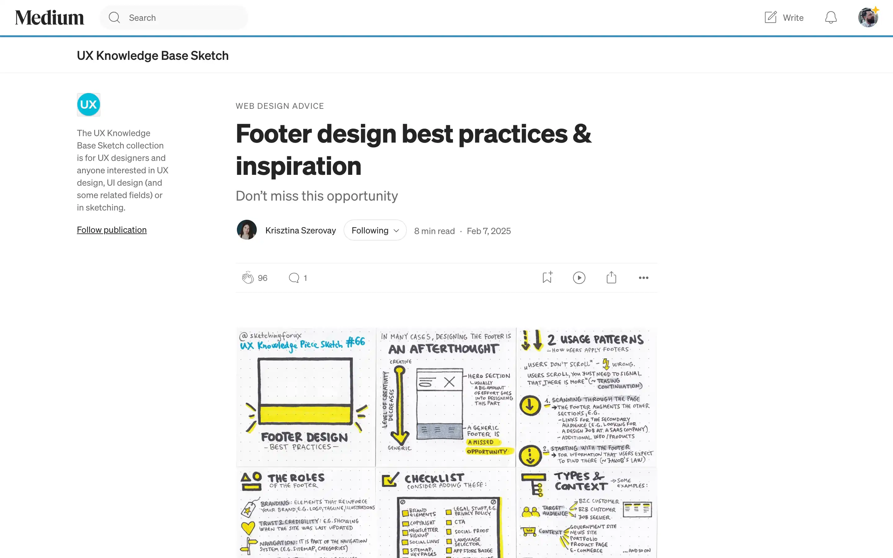 Footer design best practices and inspiration guide.