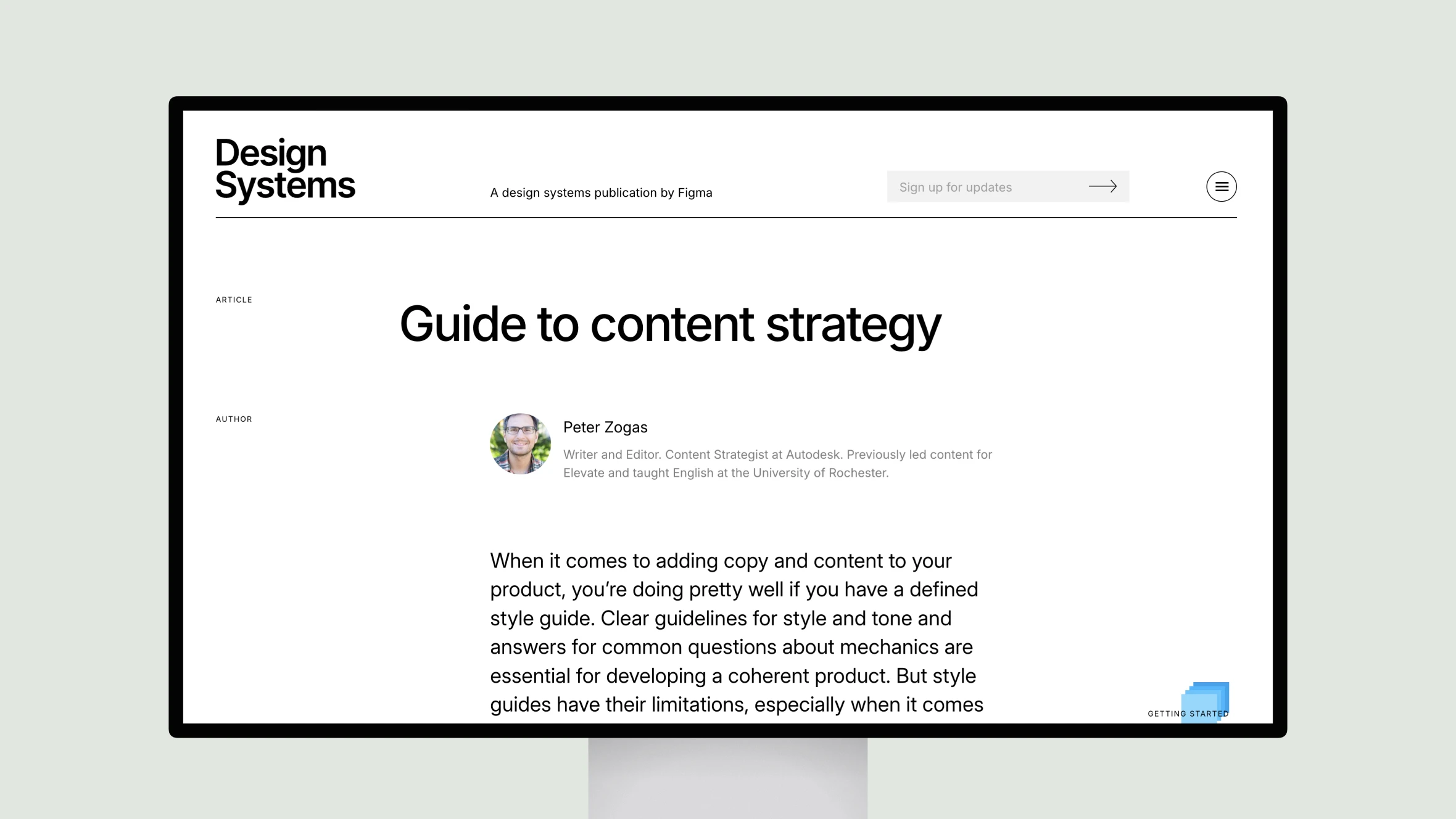 Design Systems content strategy guide by Figma