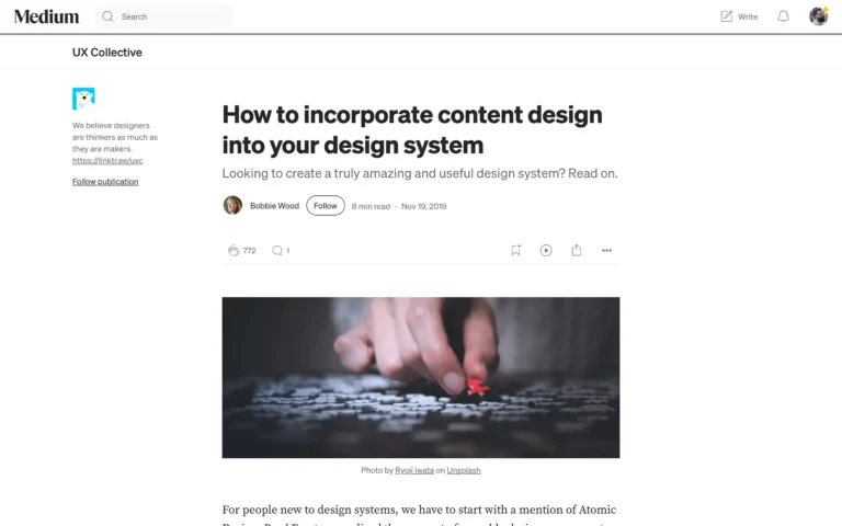 How to incorporate content design into your design system