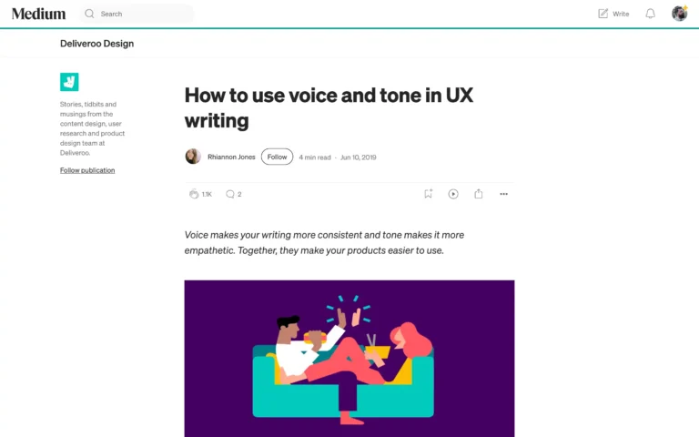 How to use voice and tone in UX writing