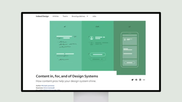 Indeed Design – Content in, for, and of Design Systems