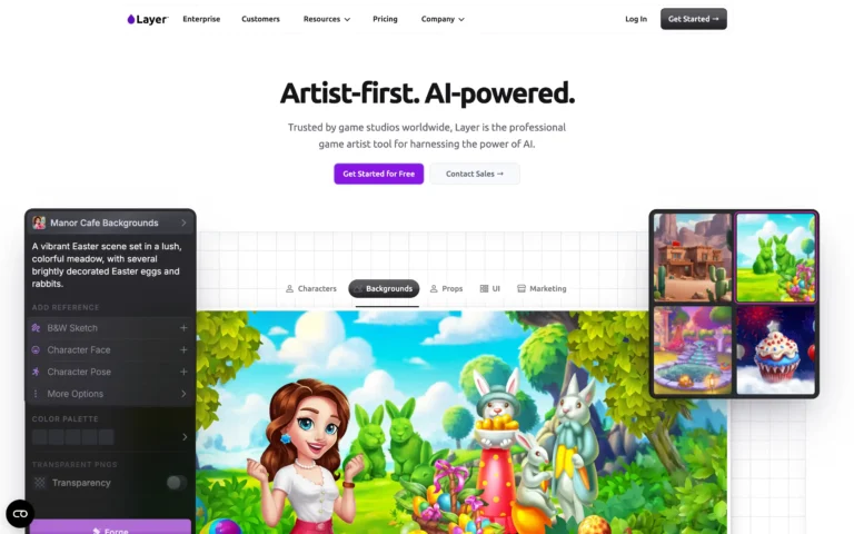 Layer AI – Professional game artist tool for harnessing the power of AI